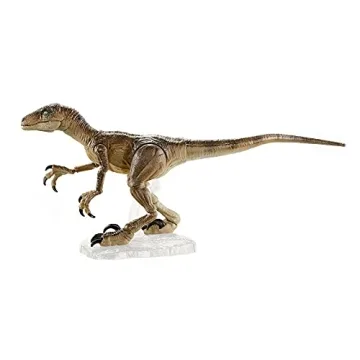 Jurassic World Amber Velociraptor - Realistic Collectible Figure