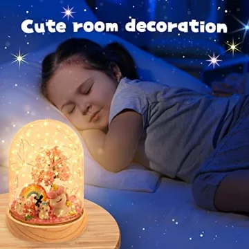 Kids Unicorn Night Light Craft Kit - Perfect Gift for Ages 3-8