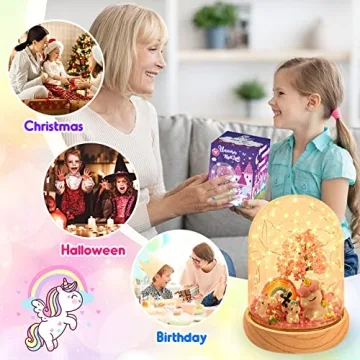 Kids Unicorn Night Light Craft Kit - Perfect Gift for Ages 3-8