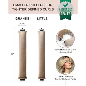 YOSHUYUKI Velvet Overnight Heatless Curlers for All Hair Types