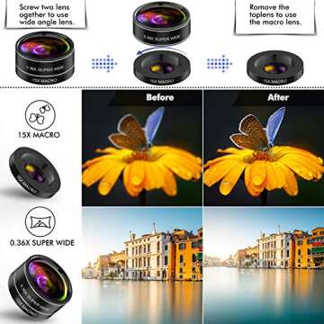 Versatile 9-in-1 Mobile Photography Lens Kit for Smartphones