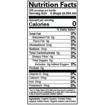 SweetLeaf Organic Sweet Drops - English Toffee Liquid Sweetener