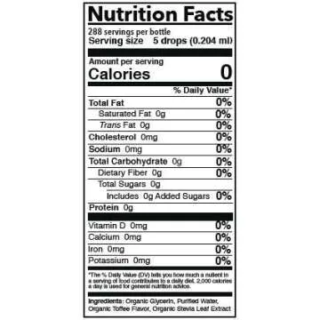 SweetLeaf Organic Sweet Drops - English Toffee Liquid Sweetener