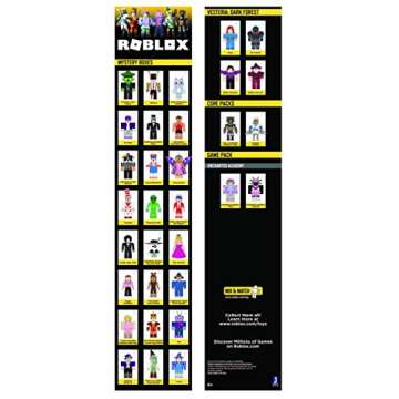 Roblox Celebrity Collection - Series 5 Mystery Figure 6-Pack [Includes 6 Exclusive Virtual Items]