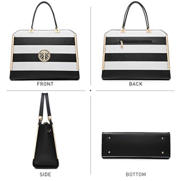 Dasein Vegan Leather Women's Satchel Wallet Set Stylish Durable