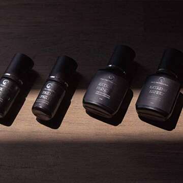 Dlux Professional- Extreme Pro Care Professional Luxury Semi-Permanent Eyelash Extension Black Glue 5ml, for Ultra Strong, Lash Extensions Adhesive, 2 Sec Time Retention, Up to 6 Weeks, Lash Supplies