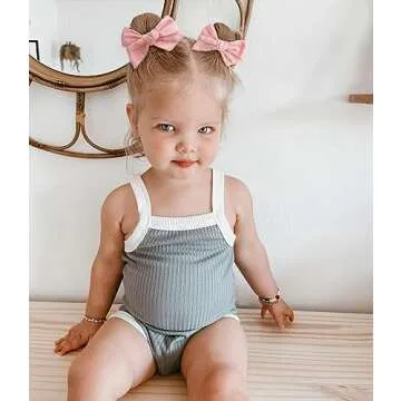 Niceye 24 PACK Baby Girl Hair Clips Set, Hair Bows Barrettes Handmade Accessories Alligator Clip for Babies Infant Toddlers Kids in Pairs