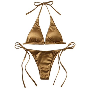 Stylish SOLY HUX Metallic Bikini for Stunning Beach Looks