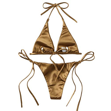 Stylish SOLY HUX Metallic Bikini for Stunning Beach Looks