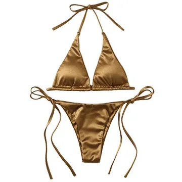 Stylish SOLY HUX Metallic Bikini for Stunning Beach Looks