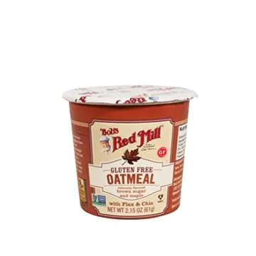 Bob's Red Mill Maple Brown Sugar Oatmeal Cup, 1 cup (Pack of 12) - Non GMO, Whole Grain, Kosher