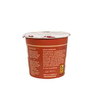 Bob's Red Mill Maple Brown Sugar Oatmeal Cup, 1 cup (Pack of 12) - Non GMO, Whole Grain, Kosher