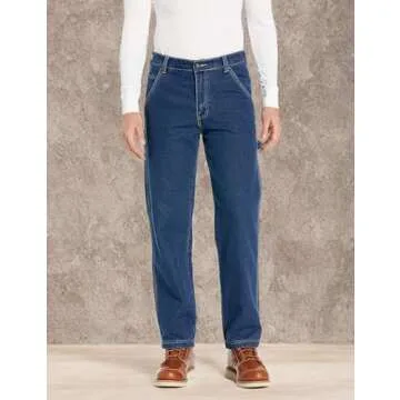 Smith's Workwear Men's Stretch Relaxed Fit Carpenter Jean