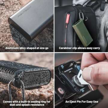 PGYTECH CreateMate USB 3.2 CFexpress A Card Reader 10GBps SD Card Reader for Photographer (CFexpress-A, Black)