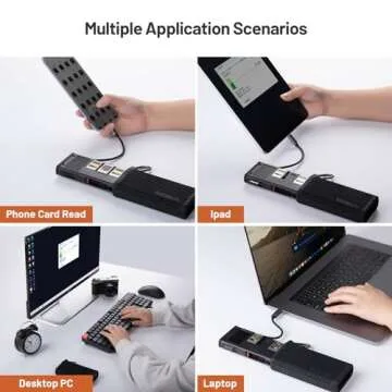 PGYTECH CreateMate USB 3.2 CFexpress A Card Reader 10GBps SD Card Reader for Photographer (CFexpress-A, Black)