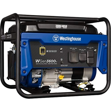 Westinghouse 4650W Portable Generator RV Ready Gas Powered