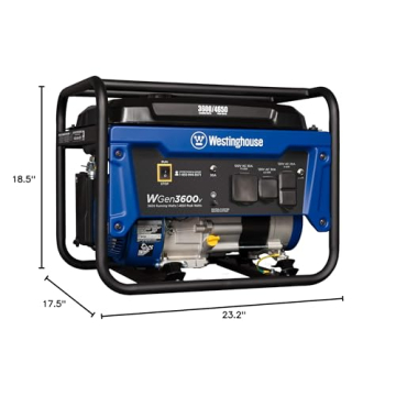 Westinghouse 4650W Portable Generator RV Ready Gas Powered