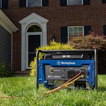 Westinghouse 4650W Portable Generator RV Ready Gas Powered