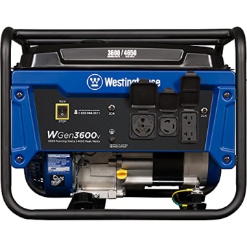 Westinghouse 4650W Portable Generator RV Ready Gas Powered