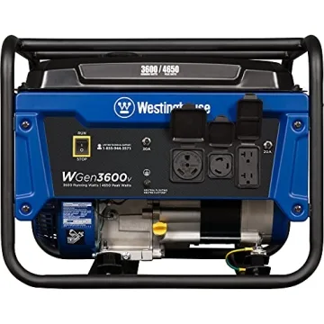 Westinghouse 4650W Portable Generator RV Ready Gas Powered