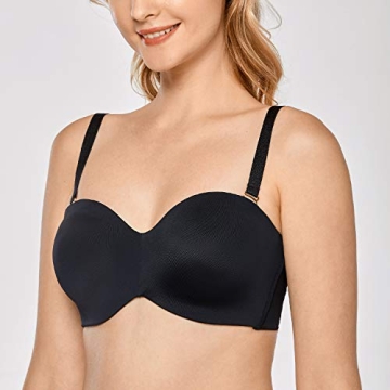 DELIMIRA Strapless Bra for Comfort and Support
