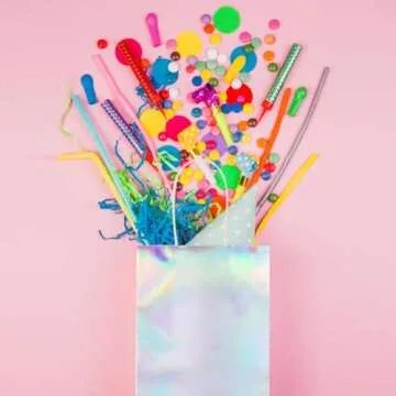 Iridescent Gift Bags - Perfect for Any Celebration | 25 Pack