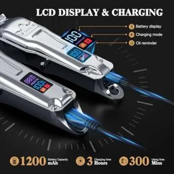 Ufree Hair Clippers Set for Men - Cordless & Professional