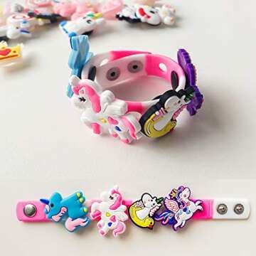 Mowzury Unicorn Shoe Charms - 20 PCS Fun & Cute Decorations