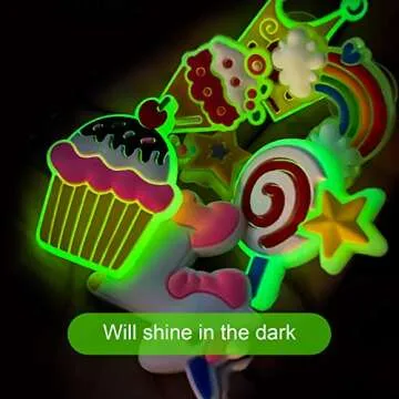 Mowzury Unicorn Shoe Charms - 20 PCS Fun & Cute Decorations