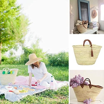 AnewStraw French Basket Bag - Stylish Eco-Friendly Tote