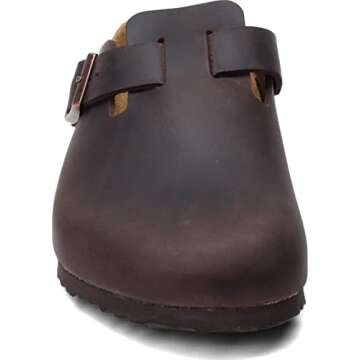 Birkenstock Unisex Boston Clog,Habana Oiled Leather,42 M EU
