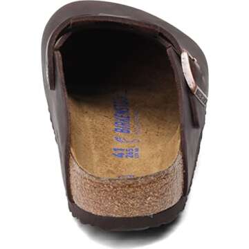 Birkenstock Unisex Boston Clog,Habana Oiled Leather,42 M EU