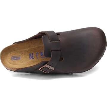 Birkenstock Unisex Boston Clog,Habana Oiled Leather,42 M EU