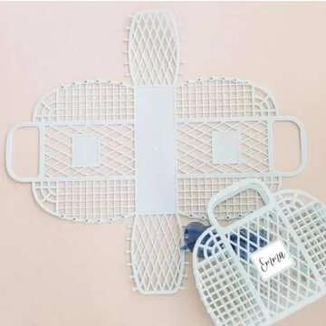 Personalized Jelly Bag - Bridesmaid Gift Bag, Easter Basket, Gift For Baby Shower, Plastic Straw Clutch, Easter Bags, Easter Baskets For Girls, Gift for Bachelorette Parties, Gift Bag Bridal Parties