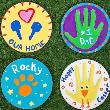 Creative Roots Handprint Stepping Stone Kit for Family Memories