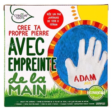 Creative Roots Handprint Stepping Stone Kit for Family Memories