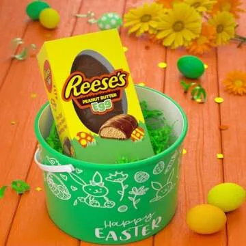 REESE'S Milk Chocolate Peanut Butter Egg, Easter Candy Gift Box, 6 oz