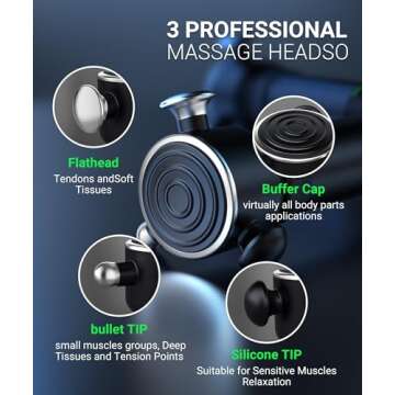 HYAKO R1 Deep Tissue Muscle Massager for Pain Relief