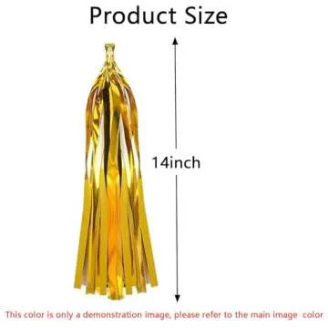 We Moment Hot Pink Light Pink Tissue Paper Tassels Party Tassel Garland Banner for Party Decorations...