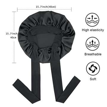Luxury Satin Bonnet for Sleeping and Hair Care