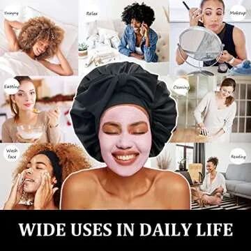 Luxury Satin Bonnet for Sleeping and Hair Care