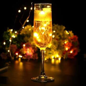 10Ft/30 LEDs Fairy,Starry , String Lights for Indoor&Outdoor Decoration Wedding Home Parties Christmas Holiday, Waterproof,Battery Operated.(Warm White)