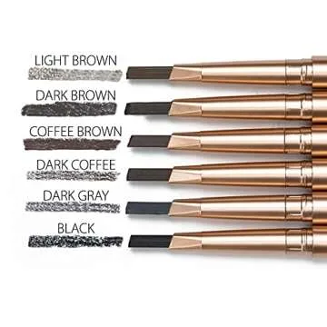 Epilynx Perfect Eyebrow Definer Pencil and Eyebrow Brush, for Sensitive Skin, Gluten-Free, Allergen-Free, Vegan