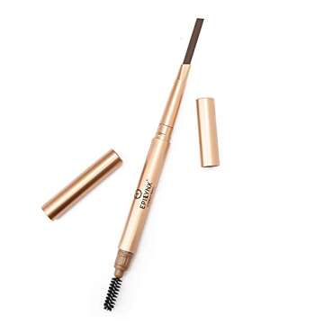 Epilynx Perfect Eyebrow Definer Pencil and Eyebrow Brush, for Sensitive Skin, Gluten-Free, Allergen-Free, Vegan
