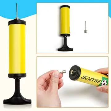 LOVEINUSA Bounce Ball, 12 PCS Sensory Balls Knobby Party Balls Massage Balls with Air Pump Set 4.72"