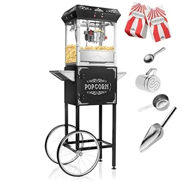 Classic Olde Midway Vintage Popcorn Machine for Home Use