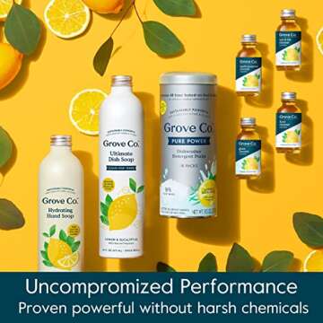 Grove Co. Foaming Hand Soap Starter Kit with Reusable Dispenser