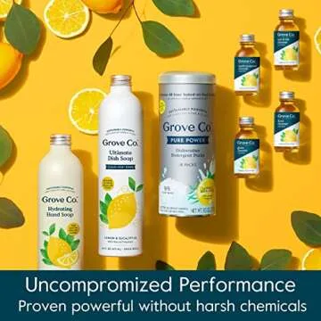 Grove Co. Foaming Hand Soap Starter Kit with Reusable Dispenser