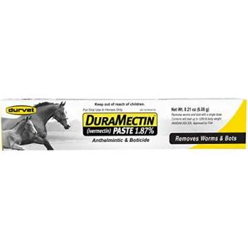 Durvet Duramectin Equine Wormer Paste - Effective Parasite Control