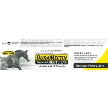 Durvet Duramectin Wormer Paste for Healthy Horses